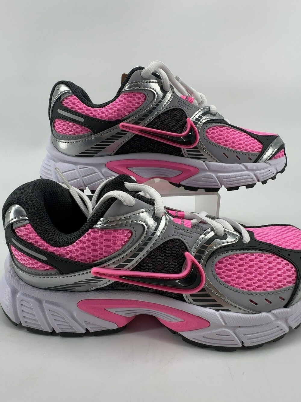 Nike Air Max Sequent 4.5 Running Sneakers Pink Black Silver Women's Size 5